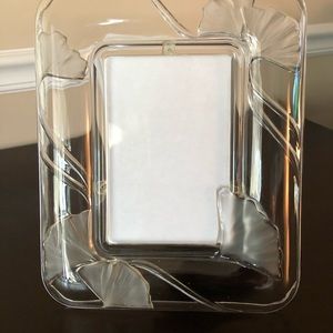 Beautiful Glass Flower Picture Frame